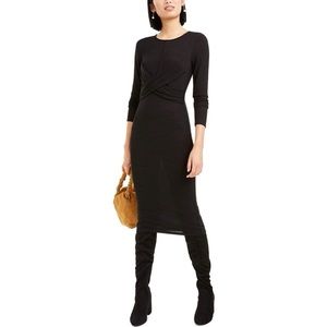 Bar III Twist Front Cocktail Dress